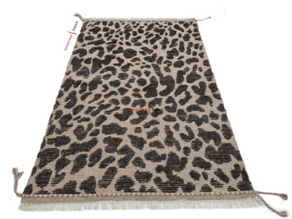 Hand Knotted Leopard Rug